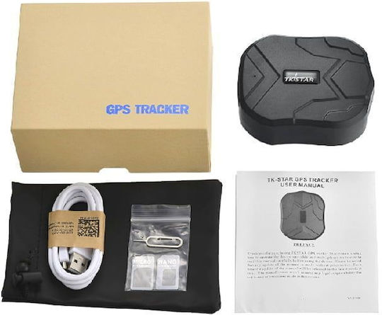 Tkstar TK905 Αδιάβροχο IP65 Mini GPS Tracker με GSM, GPRS, 4G για Αυτοκίνητα, Φορτηγά & Σκάφη