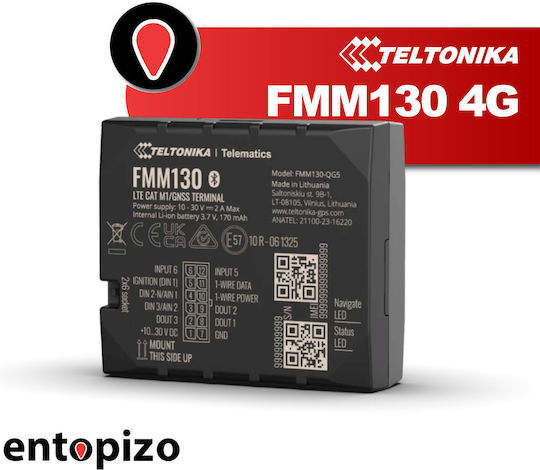 Teltonika GPS Tracker FMM130 4G/LTE / Bluetooth / GNSS / GPRS / GSM για Αυτοκίνητα