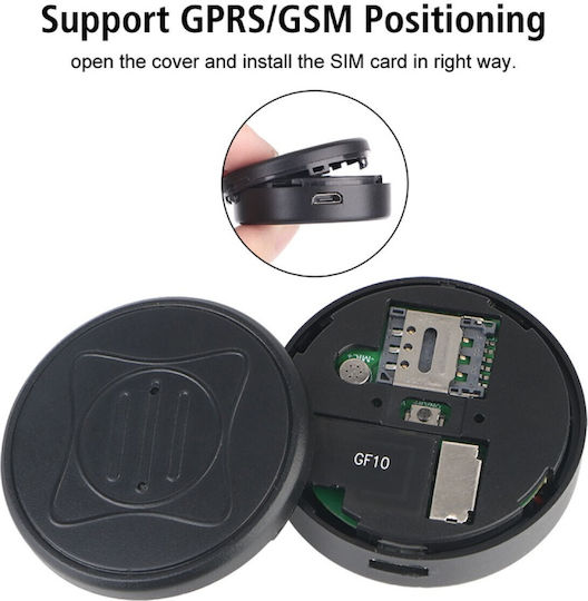 GF10 Αδιάβροχο GPS Tracker με GSM, LBS, WiFi για Αυτοκίνητα, Μηχανές & Φορτηγά