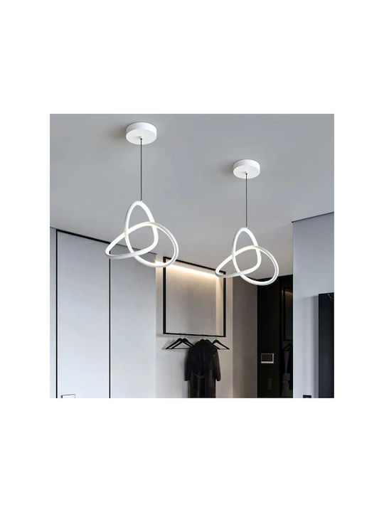 Jiju Lumini Suspendate LED cu Lumină Alb Natural Reglabilă În Înălțime