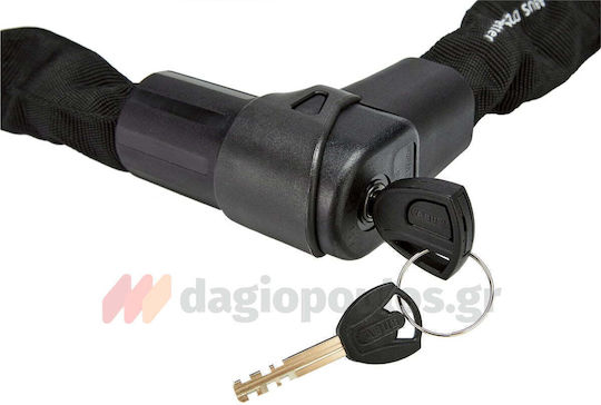Abus 1010/170 170cm Motorcycle Chain Lock Motorcycle Chain Lock with 9mm Pin in Black