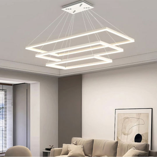 Jiju LED Lumini Suspendate Alb