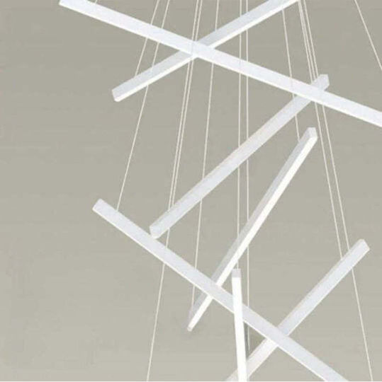 Jiju LED Lumini Suspendate Alb