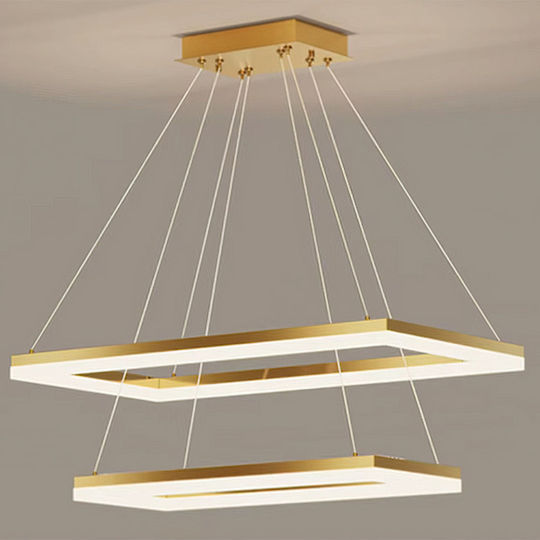 Jiju LED Lumini Suspendate Auriu
