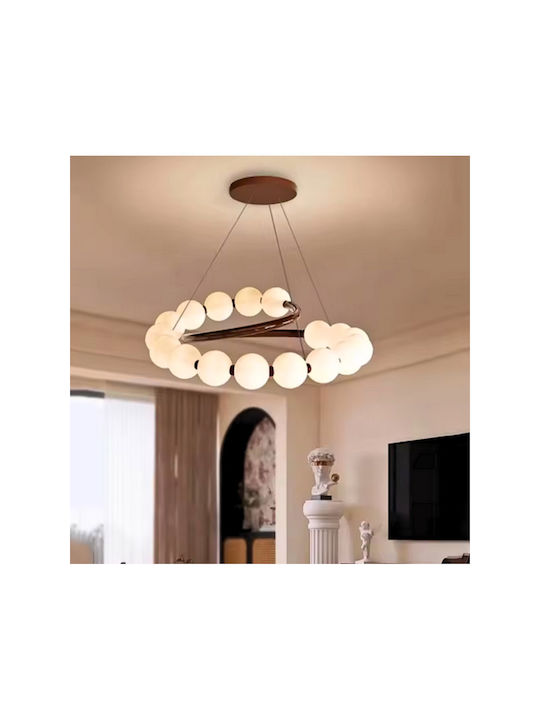 Lightplanet Висящо Осветително Тяло Бяло LED с Студено Бяла Светлина