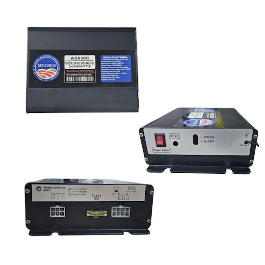 As9c Electronic Siren Wireless Remote Control 200w Signal Division