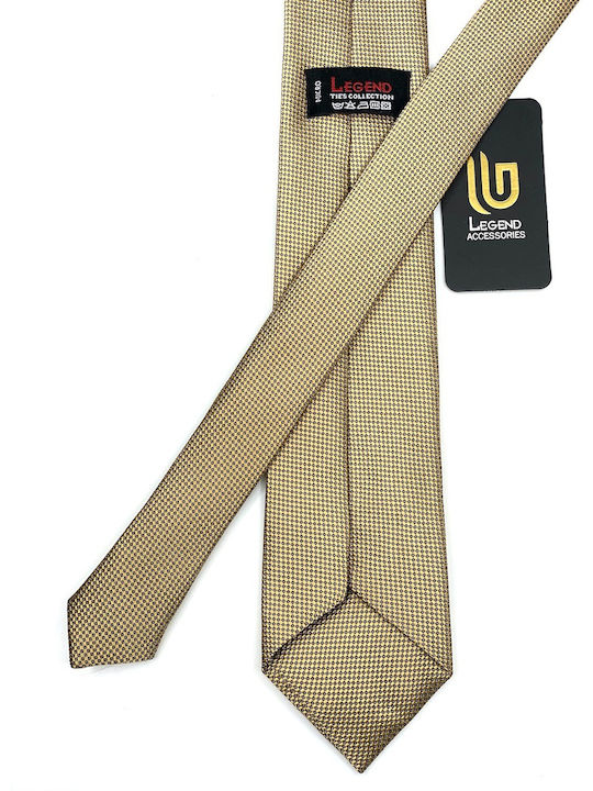 Legend Accessories Set Cravate Bărbați Monocromie În Culoare Auriu