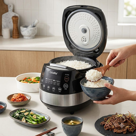 Avizar Electric Multicooker Rice Cooker 10 Programs 5l 900w Black