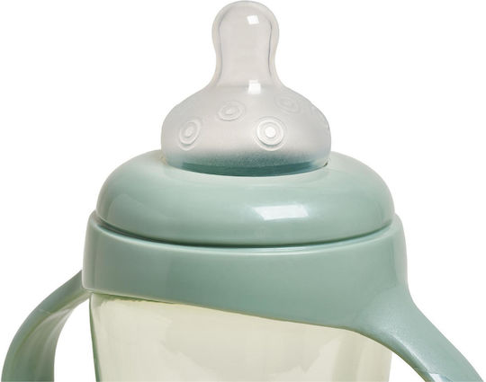 Baby Oliver Baby Sippy Cup Plastic with Handles Green 300ml