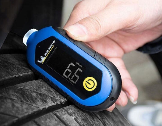 Michelin Digital Tire Pressure Gauge 10.3 Bar Tread Depth Gauge Led Flashlight Rechargeable