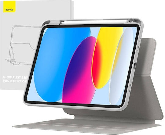 Baseus Minimalist Flip Cover Δερματίνης Γκρι (iPad 2022 10.9'')