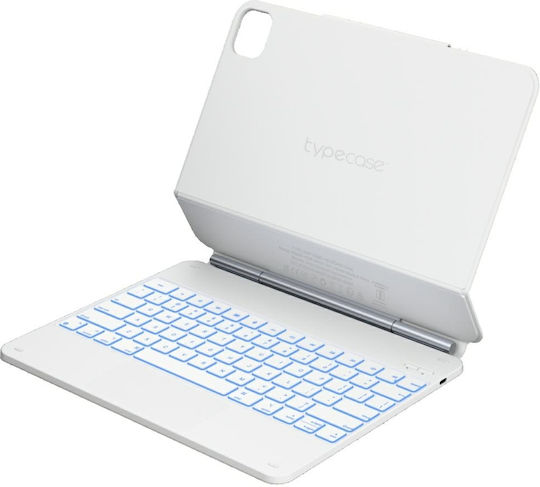 Typecase Edge Klappdeckel Robust mit Tastatur Weie (iPad Pro 13 2024/2025)
