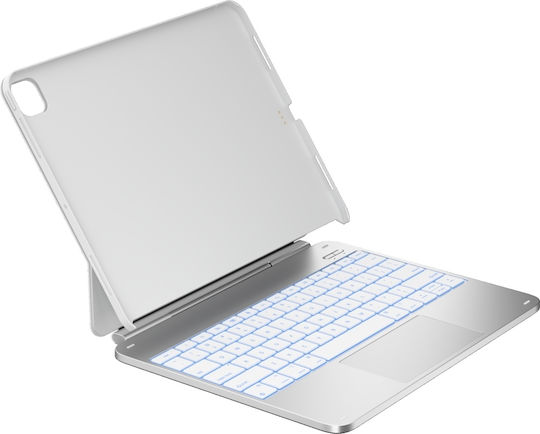 Typecase Edge Klappdeckel Robust mit Tastatur Weie (iPad Air 13 2024/2025)