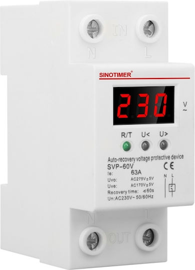 Sinotimer Aparat de Măsură pentru Panou Electric Digital Monofazat