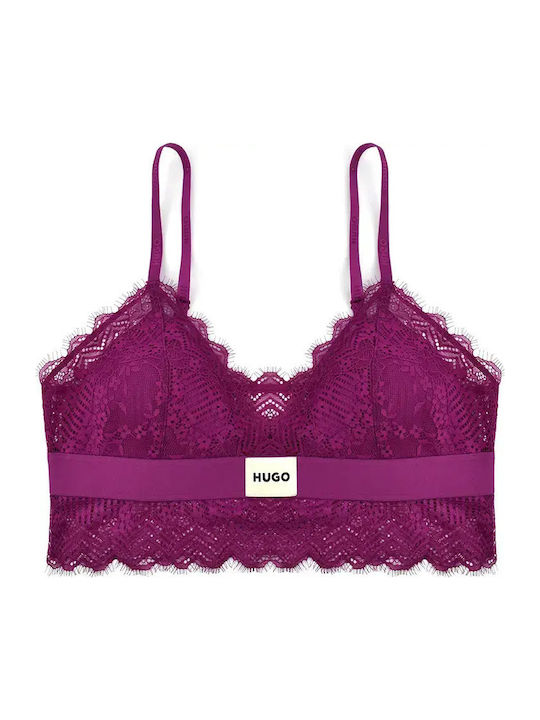 Hugo Bralette 50535060-653 Fuchsia Hugo Pink Fuchsia