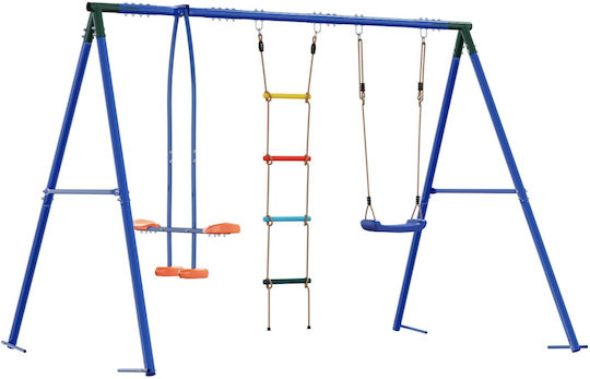 vidaXL Play Fence with Slide Multicolour for 3+ Years