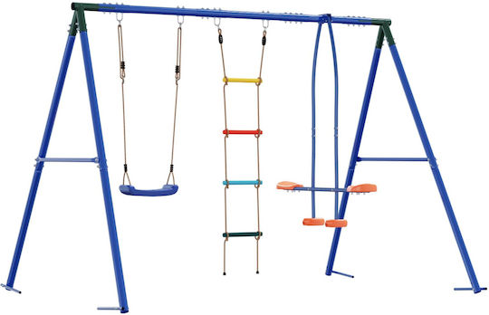 vidaXL Play Fence with Slide Multicolour for 3+ Years