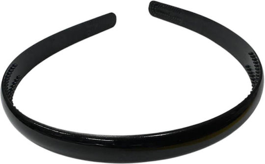 Plastic Black Headband A-4817 1.2cm
