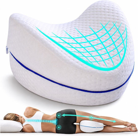 Linomag Μαξιλάρι με Memory Foam σε Λευκό χρώμα