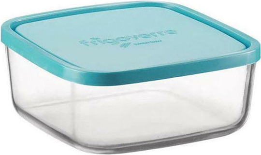 Bormioli Rocco Classic Frigoverre Lunchbox Glas Blue Geeignet für die Mikrowelle 750ml 1Stück