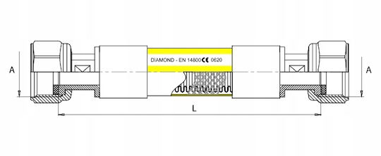 Diamond Furtun pentru Gaz cu Presiune Scăzută