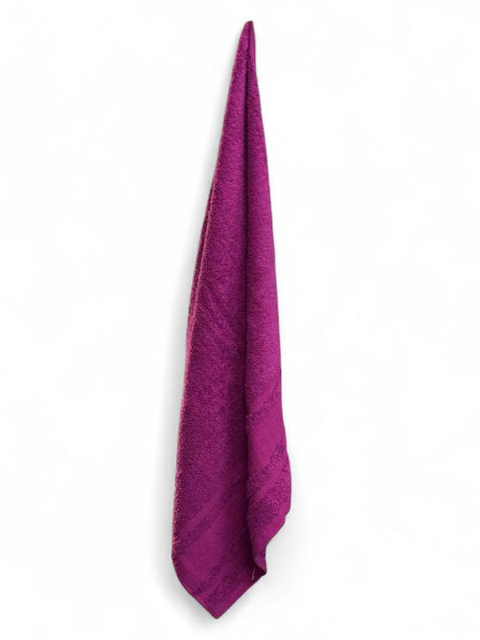 Olia Home Bath Towel Set 3pcs Purple Weight 550gr/m²