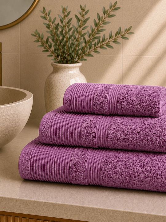 Astron Italy Hand Towel 30x50cm Dark Lilac Weight 600gsm