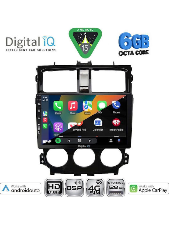 Digital IQ Car Audio System for Mitsubishi Colt 2013-2023 (Bluetooth/USB/WiFi/GPS/Apple CarPlay/Android Auto) with 9" Touch Screen