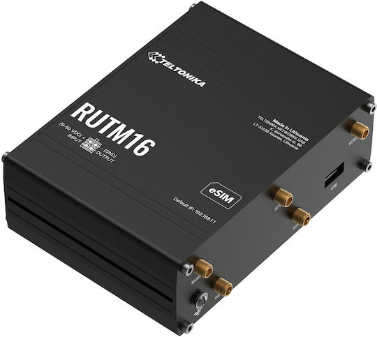 Teltonika RUTM16 Безжичен Рутер Wi-Fi 5 с 4 Gigabit Порта