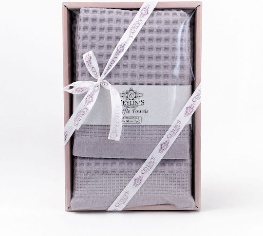Rebeka Home Handtuch-Set 2 Stück Lila