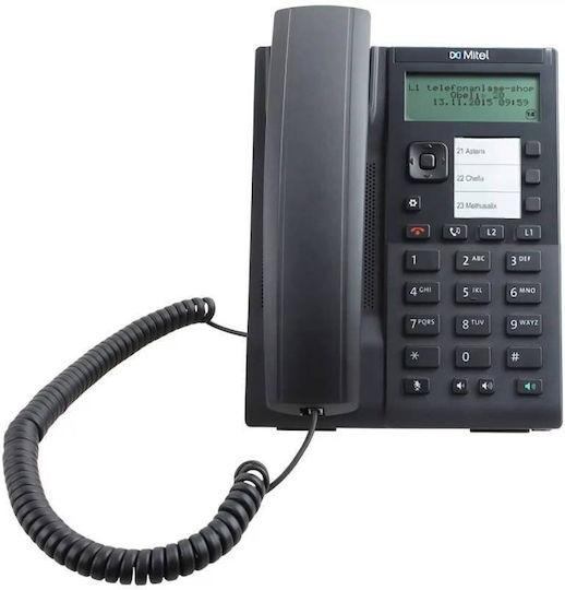 Mitel 6905 С Кабел IP Телефон Черен