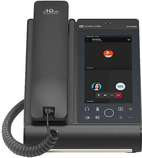 AudioCodes Teams-c470hd Verkabeltes IP-Telefon Schwarz