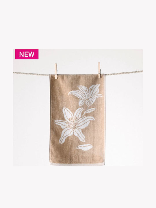 Kentia Hand Towel Stylish 30x50cm Mocca Weight 500gr/m²