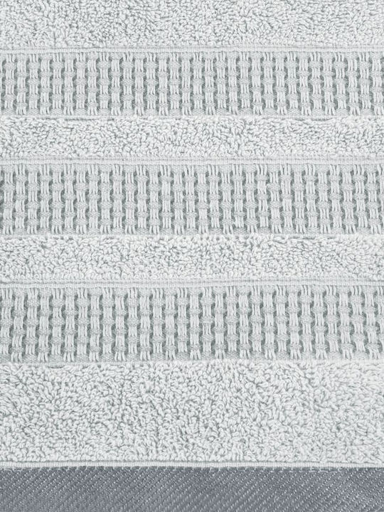 Eurofirany Πετσέτα Προσώπου 50x90εκ. Silver Βάρους 500gr/m²