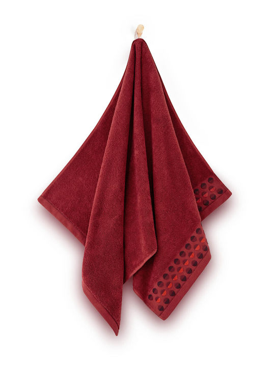 Zwoltex Πετσέτα Προσώπου 50x90εκ. Red Βάρους 450gr/m²