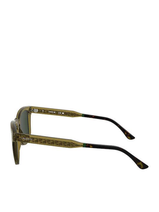 Lacoste Ochelari De Soare Bej Cu Ramă