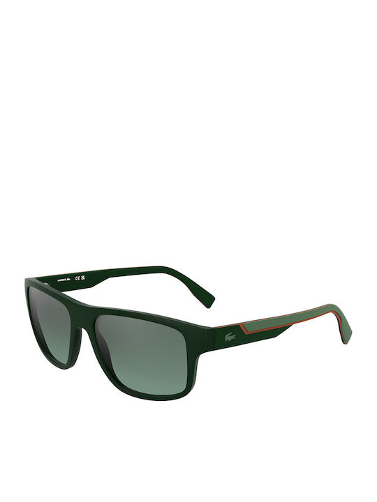 Lacoste Ochelari de Soare Pentru Bărbați cu Ramă Verde și Lentilă Verde L6057S-301