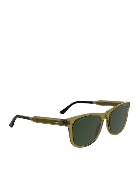 Lacoste Ochelari de Soare Pentru Bărbați cu Ramă Bej și Lentilă Bej L6060S-264