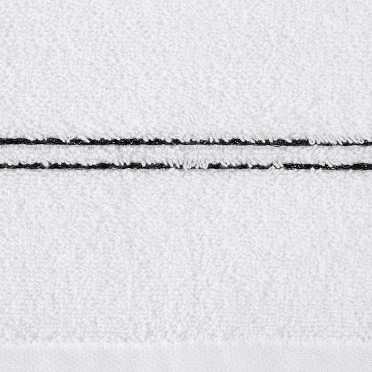 Eurofirany Handtuch 30x50cm Weiß Gewicht 450gr/m²