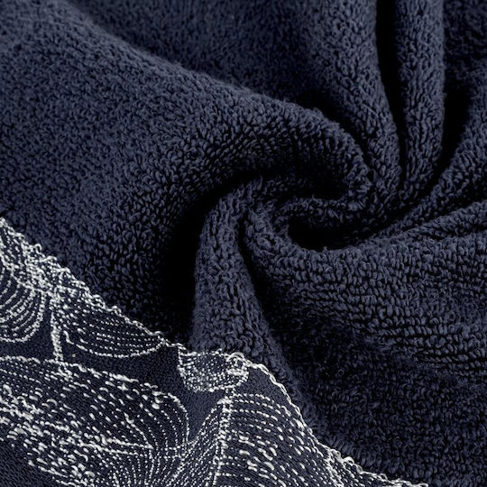 Eurofirany Handtuch 30x50cm Navy Blau Gewicht 400gr/m²