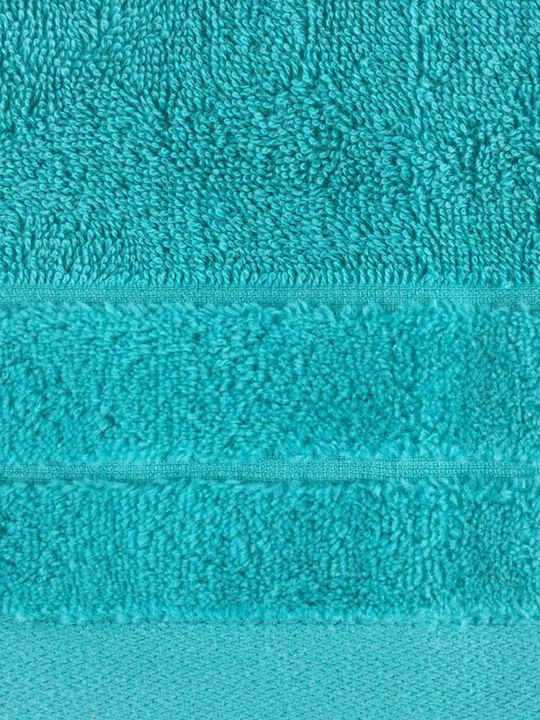 Eurofirany Handtuch 30x50cm Hell Türkis Gewicht 500gr/m²