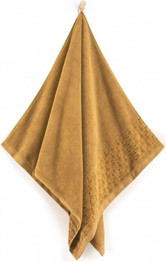 Zwoltex Πετσέτα Προσώπου Oscar 50x100εκ. Mustard Βάρους 500gr/m²