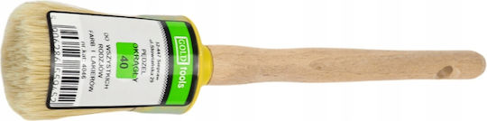 Round Brush Gold 40