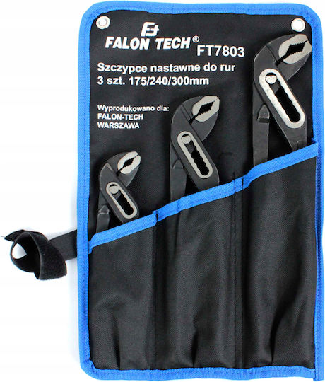 Falon-Tech Falon-Tech Rohrzangen & Installateurzangen Set 175mm 3 Stück