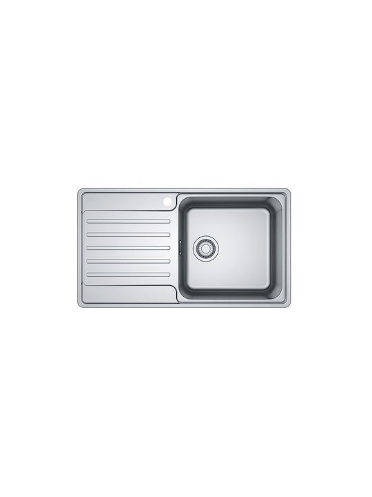Franke Bcx 611 Drop-In Right Kitchen Sink Inox L86xW48cm Silver
