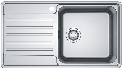 Franke Bcx 611 Ένθετος Νεροχύτης Δεξιός Inox Μ86xΠ48cm Ασημί