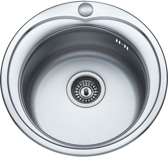 ecoSink Ένθετος Inox Σατινέ Μ42xΠ42cm Ασημί