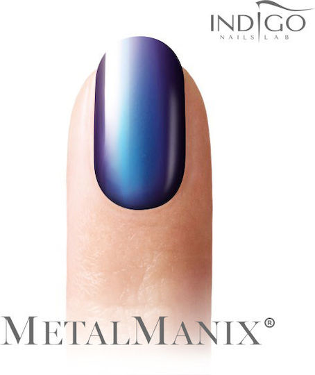 Indigo Metal Manix Cameleon Blue Devil Nail Effect 2.5g