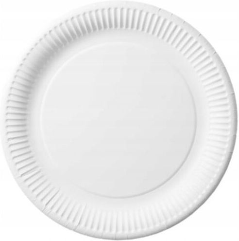 Pol-Mak Eco Weiße Einwegteller 18cm 100 Stück