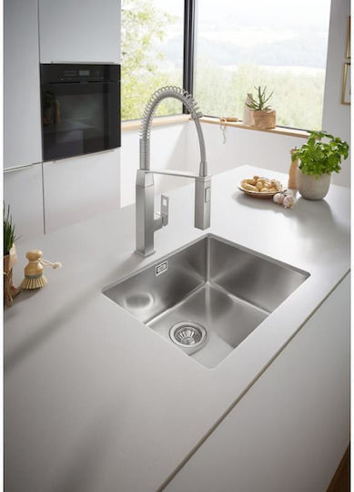 Grohe K700U 31574SD1 Поддръжка Мивка Inox Сатен Ш55xД45см Сребрист